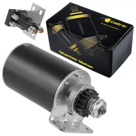 Bs-494990 Caltric 5746 Re161 Starter With Solenoid For John Deere R70 R72 R92 S80 S82 S92