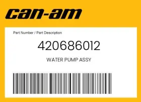 420686012 Can-am Genuine Water Pump Assy -