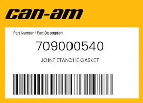 709000540 Can-am Genuine Joint Etanche Gasket -