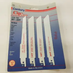 07904 Century Drill And Tool 4pc Bimetal Cipsaw Cip Saw