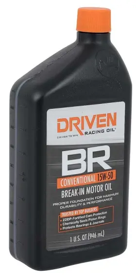 Br106 Classic Industries Driven Br 15w-50 Break In Oil Quart
