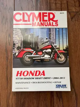 M232 Clymer Honda Vt750 Shaft Drive 2004-2013 Manual