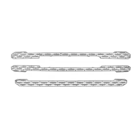 Gi163 Coast To Cci Grille Overlay 3 Pc