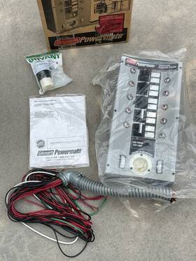 Coleman Pa0650080 New Powermate Generator Transfer Switch 30a Model