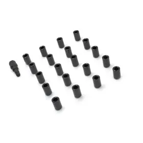 78k548blk Coyote Premium Wheel Accessories Install Kit - Car Tuner 8 Sided M14 1.5 5 Lug Blk Lugs Only