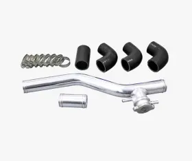 Cxracing 2006207007166 Aluminum Radiator Hard Pipe Kit For 94-04 Chevrolet S-10 S10 Truck Ls