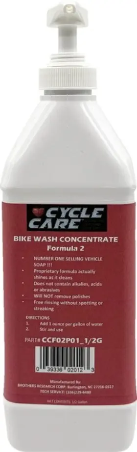 Ccf02p01 Cycle Care Formulas 1/2g Formula 2 Bike Wash Concentrate Bag-n-box 1 Gallon