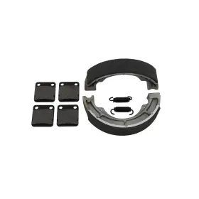 17577 Cycleatv 2005 2006 2007 For Suzuki Lt-f 400 Eiger 4x4 Front Brake Pads And Rear Shoes