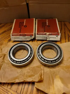 7450745 Delco New Departure Gm Hyatt 2 S25 Bearing Chevy 1957-1962 Corvette Vintage