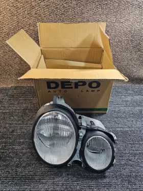 340-1106r-as Depo Front Right Replacement Headlight For 00-03 Mercedes E Class