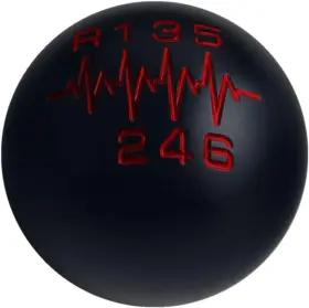 De-8349 Dewhel Sphere Shift Knob 6 Speed Heartbeat Sr Lite 200 Gram Weighted Black