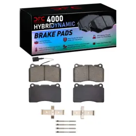 Dfc 195700700920 14-22 Maserati Ghibli Front 4000 Hybridynamic Brake Pads And Hardware Kit