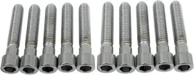 113093 Drag Specialties Coarse-thread Smooth Socket Head Bolts 3/8 Inch -16 X 2 5-pack