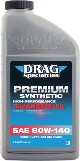 198930 Drag Specialties Premium Full Synthetic 80w140 Transmission Oil Motorcycle Atv/utv