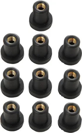 2404-0546 Drag Specialties Nut Well 8099 1/4-20 10pk -