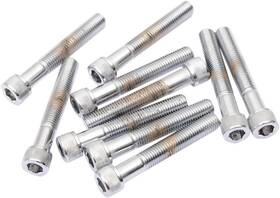 Drag Specialties 45670 Fine-thread Knurled Socket Head Bolts 5/16 Inch -24 X 2 5-pack