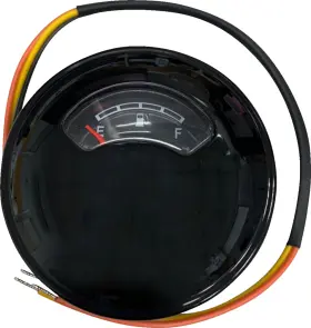 Ft08-ft25 Drag Specialties 78367b Fuel Gauge - Black Fits Dyna/softail/touring