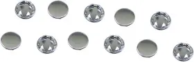 Mbp0514 Drag Specialties Ds Allen-head Bolt End Plugs 1/4 Inch Chrome 10-pack