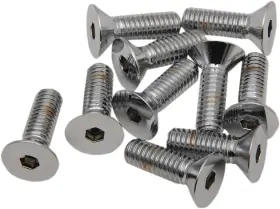 Mpb580 Drag Specialties Ds Countersunk Socket-head Bolts 5/16 Inch -18 X 1-1/4 Chrome 10-pack