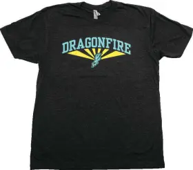523119 Dragonfire Racing Dfr Az Tee Teal/hi-vis Lg