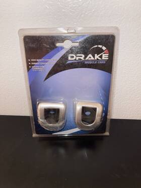 Drake Muscle 5r3z-6322050-1a Cars Door Lock Grommet Brushed Aluminum/black