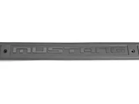 E5zz-6113208-gm Drake Muscle Cars Door Sill Plates With Mustang Logo Gray Pair