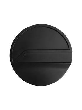 Drake Muscle Jr3b-6640526-bk Cars Aluminum Fuel Door - Black