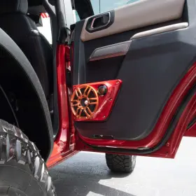 Ds18 810097262164 21-25 Bronco Back Door Pnls Fits Most 2x 6.5in Speakers 2.3in Cut Out