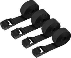 Dshtp 760701304240 4 Pack Tie Down Strap 5ft X 1 Inch Lashing Straps With Adjustable Black