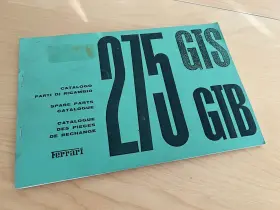 275gtbmnprrp Duckyducky Ferrari 275 Gts Gtb Spare Parts Book Manual Handbook Reprint