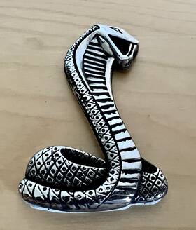Duckyimports.com 9113784709905 Cobra Snake Metal Emblem Badge Logo For Ford Mustang Shelby Gt Gt500