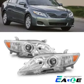 Ahl-gl-tm10-c-a Eaglemotor For 2010 2011 Toyota Camry Chrome Projcetor Assembly Headlights Repalcement