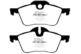 Ebc 840655011965 02-03 Mini Hardtop 1.6 Greenstuff Front Brake Pads