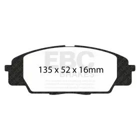 Ud829 Ebc 07-11 Compatible With/replacement For Acura Csx Canada 2.0 Type S