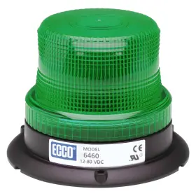 6465g Ecco Safety Group - 3.9 Inch 6465 Series 3-bolt Mount Low Profile Green Led Beacon Light