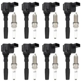 119994-5373-1413555511 Eccpp 8 Ignition Coils With Iridium Spark Plugs Uf766 For Audi Rs7