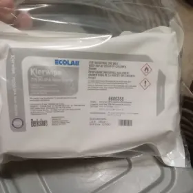 6600358 Ecolab 2 Klerwipe 70 30 Ipa 100% Polyester Pouch Wipes Isopropyl Alcohol