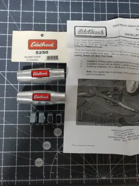 5250 Edelbrock Heavy Duty Tie Rod Sleeves 82-92 Firebird Camaro 68-70 Amc