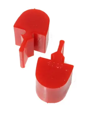 3.9102r Energy Suspension 703639289968 Fits Gm Pull Thru Style Red Bump Stop Set