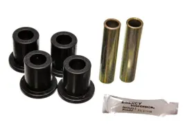 Energy Suspension 703639331438 Front Spring Shackle Only - Black