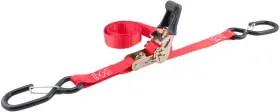 05710 Erickson Ratchet Straps - For 1 Inch X 6ft Red Pair