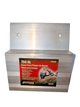 07200 Erickson 8 Inch Aluminum Ramp End Plate 750 Lb Rated #