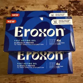 4564897 Eroxon Stimgel 4 Single Dose Tubes Erectile Dysfunction Fast Acting Gel 3 9/26