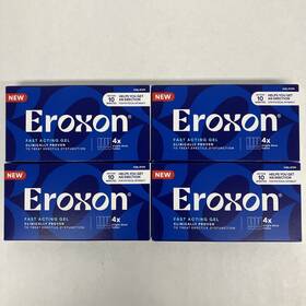 Eroxon 536433 Fast Acting Gel 4 Boxes 16 Single Dose Tubes Exp 10/26