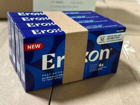 Eroxon 68396 Fast Acting Gel 4 Single Dose Tubes Exp. 10/2026 Pack