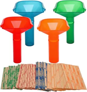Ep-cwst-100 Essential Coin Counting Tubes Set Of 4 Color-coded 4tubes-100