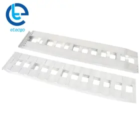 723327 Etecgo 6ft 72ftftx15ftft 2 Ramps Aluminum Trailer 6500lbs Car Truck Hook End