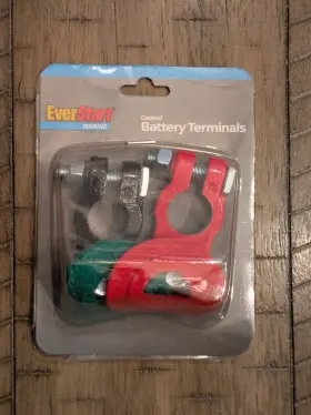 2026a Ever Start Everstart Coated Marine Terminal End Pair Set With Pads