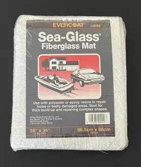 Evercoat 023289009403 940 Sea-glass Fiberglass Mat Repair Material 38 Inch X 34 New