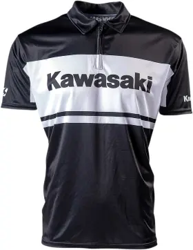 23-85104 Factory Effex Kawasaki Team Pit Shirt - Black Large